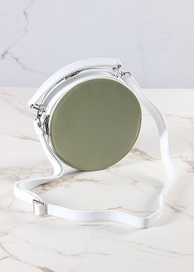 картинка Сумка-клатч ED'ART s07.белый авокадо от интернет магазина