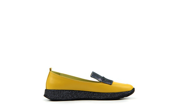 картинка Лоферы ED'ART 118.157'bl. yellow от интернет магазина