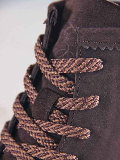 картинка Ботинки ED'ART 319.22511'br. Коричневый замша от интернет магазина