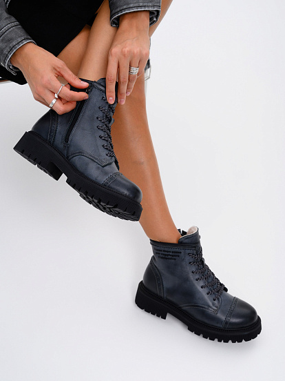 картинка Ботинки ED'ART 319.taskana'bl. Вакса черная от интернет магазина