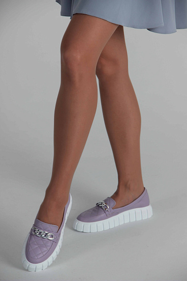картинка Лоферы туфли ED'ART 145.91505'w.Лиловый от интернет магазина