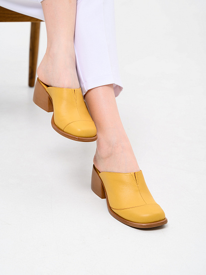 картинка Сабо ED'ART 5132.23663'br. Тыква лион+коричневый от интернет магазина