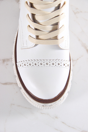 картинка Ботинки ED'ART 319.PODYUM141'w. Вакса белая от интернет магазина