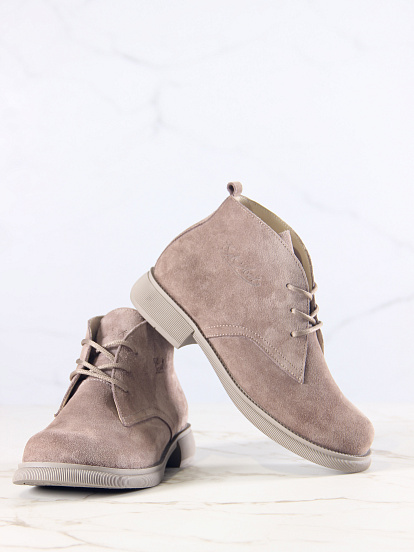 картинка Ботинки ED'ART 308.К.патриция'ka. Капучино замша от интернет магазина
