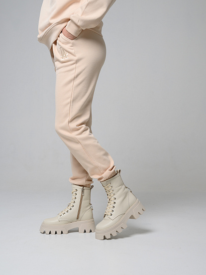 картинка Ботинки ED'ART 329.зиплайн'be. бежевый от интернет магазина