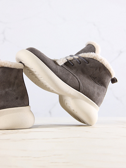 картинка Ботинки  ED'ART 308.927'be.Серый замок замша з от интернет магазина