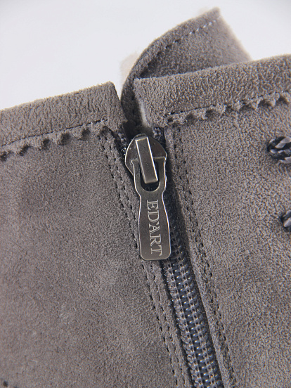 картинка Ботинки ED'ART 319.22511'gr.Серый замок замша от интернет магазина