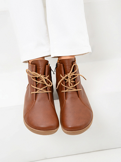 картинка Босоногие ботинки  ED'ART 352.NATA'br.Коньяк от интернет магазина