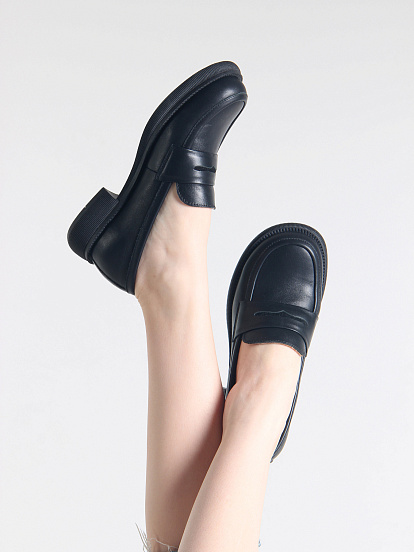 картинка Лоферы туфли ED'ART 175.патриция'bl. черный от интернет магазина