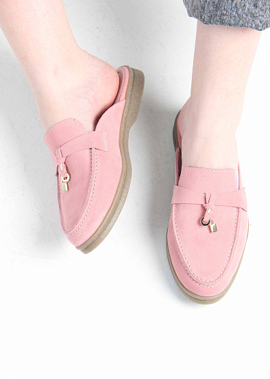 картинка Мюли ED'ART 1070.2614'be. розовый замша от интернет магазина