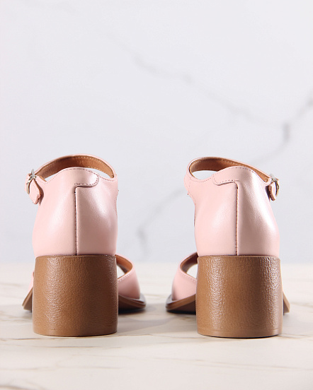 картинка Босоножки ED'ART 5033.23663'bе. Розовый+коричневый от интернет магазина