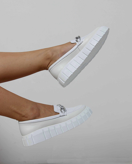 картинка Лоферы туфли ED'ART 145.91505'w.Белый от интернет магазина