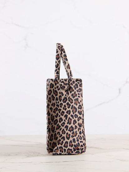 картинка Сумка  ED'ART s08.бежевый леопард от интернет магазина