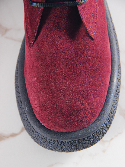 картинка Ботинки ED'ART 308.агата'bl. бордo замша от интернет магазина