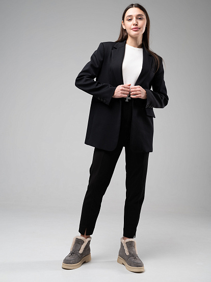 картинка Ботинки ED'ART 307.florida 'be. серый замок замша от интернет магазина