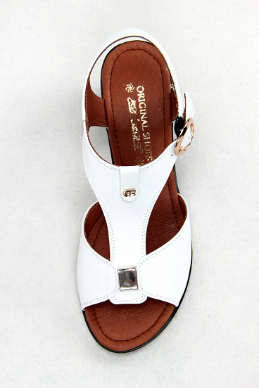 картинка Босоножки ED'ART 6001.624'bl.white от интернет магазина