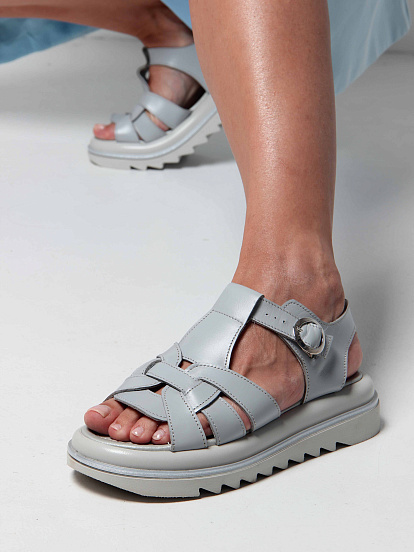 картинка Босоножки ED'ART 2028.2525'gr. Серый от интернет магазина