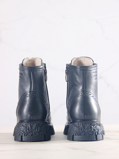 картинка Ботинки ED'ART 319.PODYUM141'bl. Вакса черная от интернет магазина