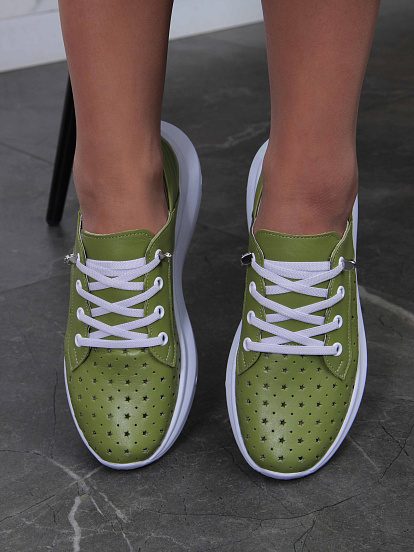 картинка Кроссовки ED'ART 168.236143w. Авокадо R от интернет магазина