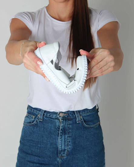 картинка Слипоны ED'ART 116.8000'w. white от интернет магазина