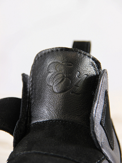 картинка Босоногие ботинки  ED'ART 206.NATA'bl.Черная кожа+черная замша от интернет магазина