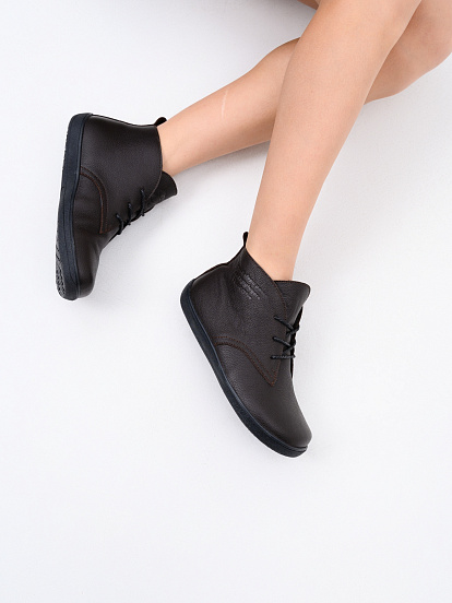 картинка Босоногие ботинки  ED'ART 208.NATA'bl.Темно-коричневая оттима от интернет магазина