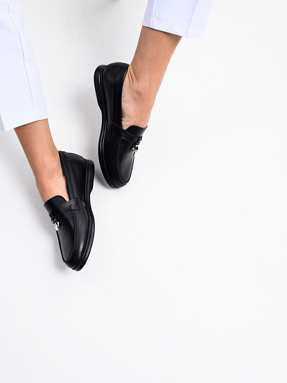 картинка Лоферы  ED'ART 170.2614'bl. Черный от интернет магазина