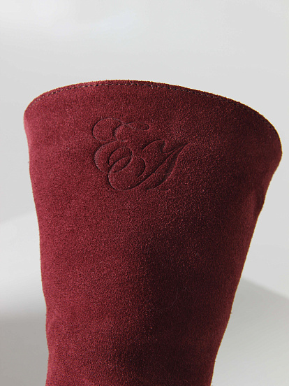 картинка Ботинки ED'ART 233.1541'be. Бордо замша от интернет магазина