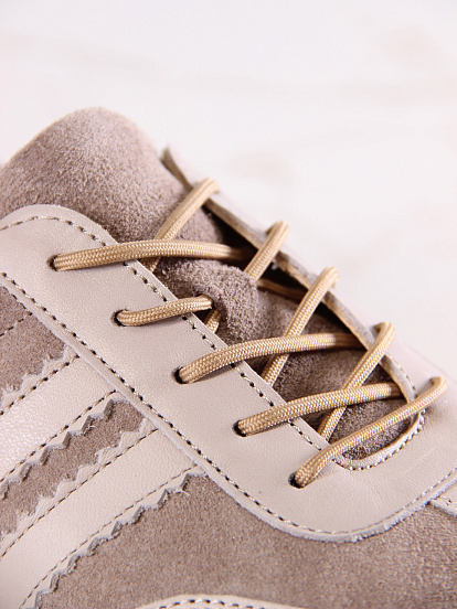 картинка Босоногие кеды ED'ART 184.nata'br.Капучино замша+визон стар от интернет магазина