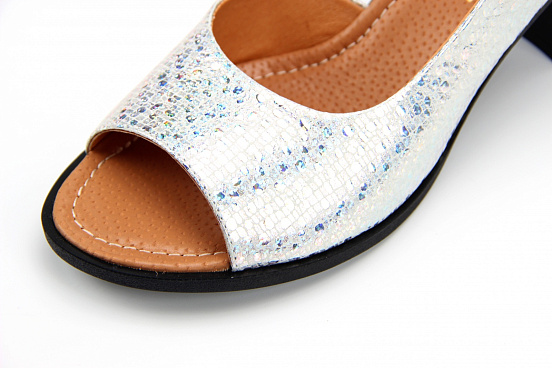 картинка Босоножки ED'ART 6009.624'bl.eng/silver от интернет магазина