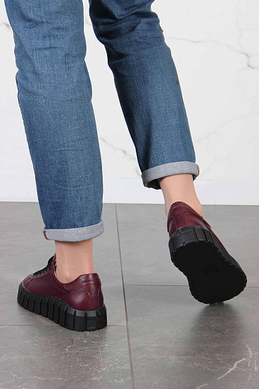 картинка Кеды ED'ART 127.91505'bl. Бордовый R от интернет магазина