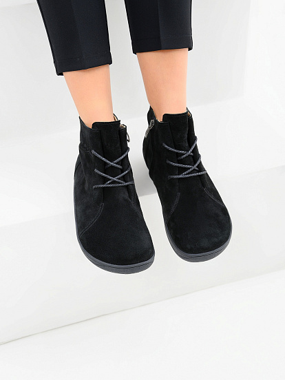 картинка Босоногие ботинки ED'ART 352.K.NATA'bl.Черная замша от интернет магазина