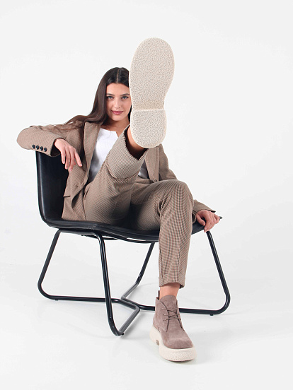 картинка Ботинки ED'ART 308.агата'w. капучино замш от интернет магазина