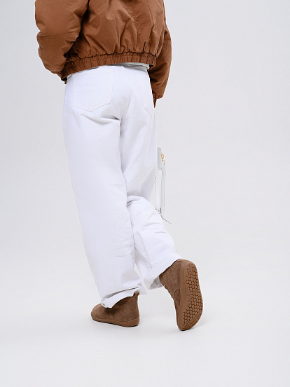 картинка Босоногие ботинки  ED'ART 208.NATA'br.Серо-коричневая замша от интернет магазина