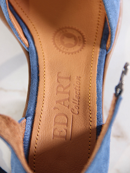 картинка Босоножки ED'ART 5033.23663'bе.Синий велюр от интернет магазина