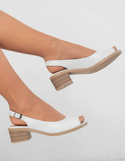 картинка Босоножки ED'ART 401.22280'be.белый от интернет магазина