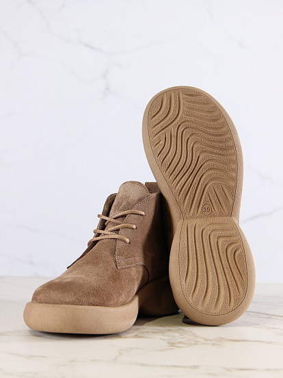 картинка Ботинки  ED'ART 308.927'ka.Серо-коричневая замша от интернет магазина