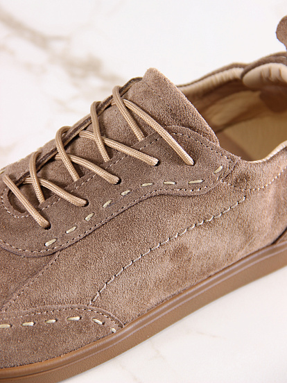 картинка Сникерины ED'ART 178.асти"br.Серо-коричневая замша от интернет магазина