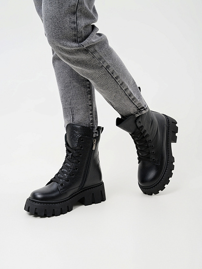 картинка Ботинки ED'ART 346.чанки'bl. Черный макс от интернет магазина