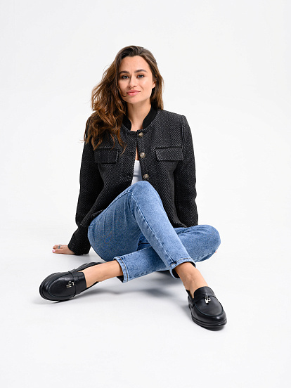 картинка Лоферы  ED'ART 170.2614'bl. Черный от интернет магазина