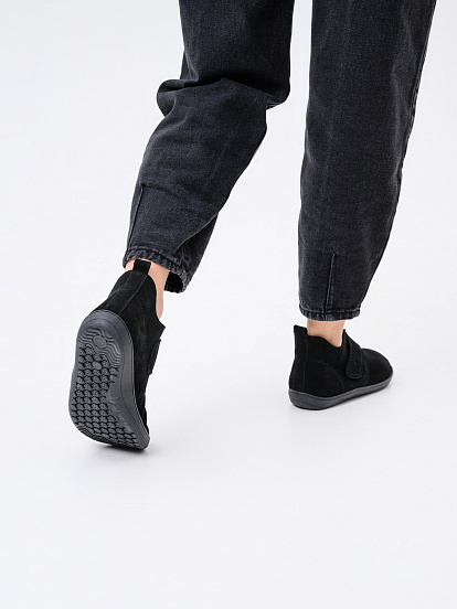 картинка Босоногие ботинки  ED'ART 209.NATA'bl.Черная замша от интернет магазина