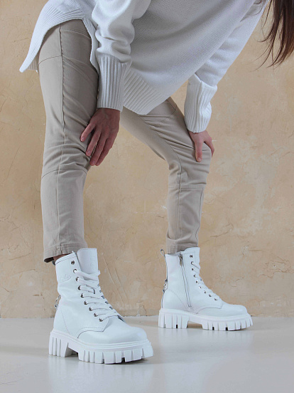 картинка Ботинки ED'ART 329.21153'w. белые от интернет магазина