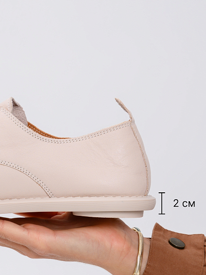 картинка Туфли ED'ART 181.ОКСЕ'be.Бежевый стар пудра от интернет магазина