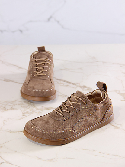 картинка Сникерины ED'ART 178.асти"br.Серо-коричневая замша от интернет магазина