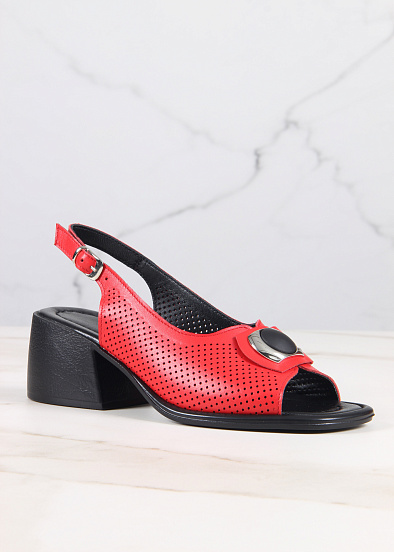 картинка Босоножки ED'ART 5030p.23663'bl. красный от интернет магазина