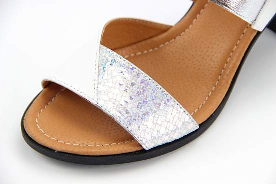 картинка Босоножки ED'ART 6004.624'bl.silver-white от интернет магазина