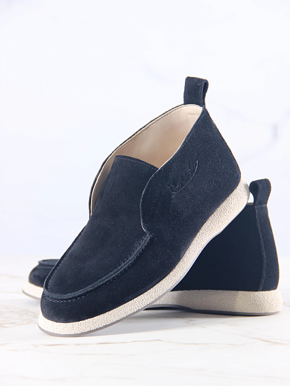 картинка Полуботинки  ED'ART 207.1607'be. черная замша от интернет магазина