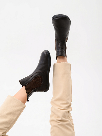 картинка Челси босоногие ED'ART 366.NATA'bl.Темно-коричневая оттима от интернет магазина