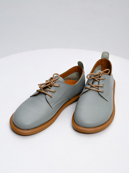 картинка Туфли ED'ART 181.ОКСЕ'br. Лион авокадо+коричневый от интернет магазина